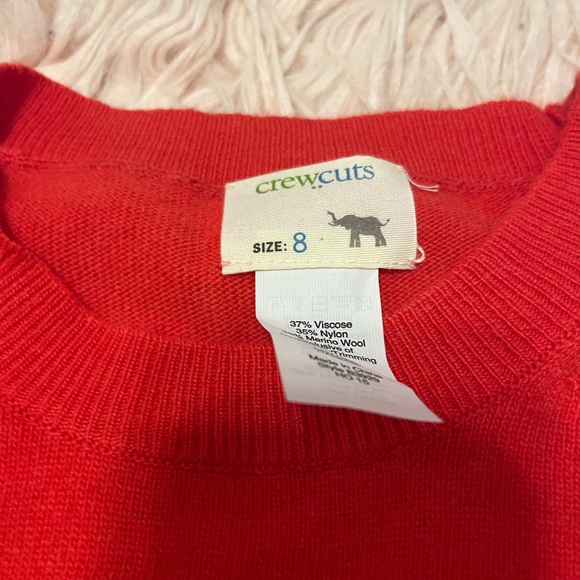 Crewcuts girls sweater with white bows. - Picture 2 of 3